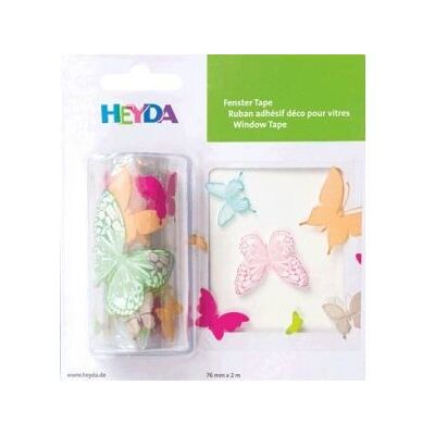 HEYDA 844 84 75 mm Fensterfolie - Transparentes Klebeband HEYDA 844 84 75 mm Fensterfolie - Transparentes Klebeband