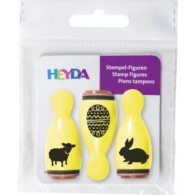Heyda Mini Stempel Set - Schaf Hase Osterei - Stempel Heyda Mini Stempel Set - Schaf Hase Osterei - Stempel