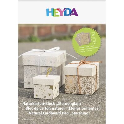 Heyda Bastelpapier - Sternenglanz, 21x29,7cm - 12 Blatt Heyda Bastelpapier - Sternenglanz, 21x29,7cm - 12 Blatt
