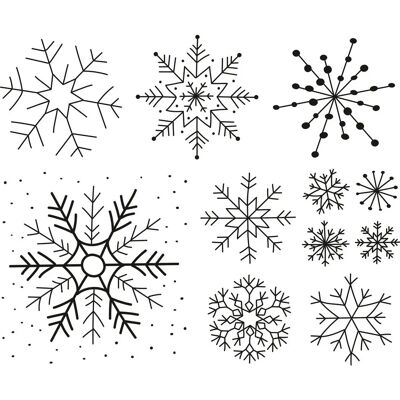 Heyda Kristall Muster Stempel-Set - Weihnachtsb Craft Kit Heyda Kristall Muster Stempel-Set - Weihnachtsb Craft Kit