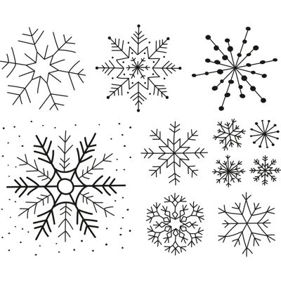 Heyda Kristall Muster Stempel-Set - Weihnachtsb Craft Kit Heyda Kristall Muster Stempel-Set - Weihnachtsb Craft Kit