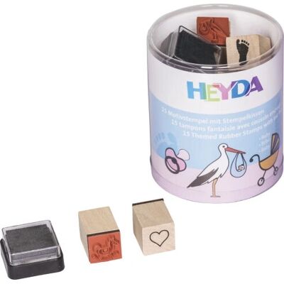 Heyda 204888485 Baby-Stempelset - Bastelspielzeug Heyda 204888485 Baby-Stempelset - Bastelspielzeug