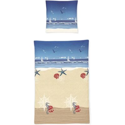 IRISETTE - Easy 8163 - sky - 135x200 - 100% Baumwolle - Bedding IRISETTE - Easy 8163 - sky - 135x200 - 100% Baumwolle - Bedding