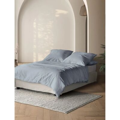 IRISETTE Paris 8000 Blaue Satin-Bettwäsche - Bettwäsche IRISETTE Paris 8000 Blaue Satin-Bettwäsche - Bettwäsche