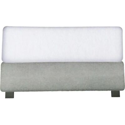 IRISETTE - Vesuv 12 - Weiß - 150x250 cm - Spannbettlaken IRISETTE - Vesuv 12 - Weiß - 150x250 cm - Spannbettlaken