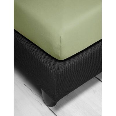 IRISETTE Jupiter 8 Spannbettlaken - Baumwoll-Jersey, Grün, 90-100x200-220cm IRISETTE Jupiter 8 Spannbettlaken - Baumwoll-Jersey, Grün, 90-100x200-220cm