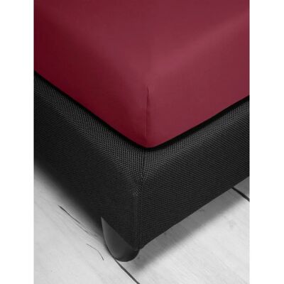 IRISETTE Jupiter 8 Bettlaken Bordeaux - Matratze 140-160cm x 200-220cm IRISETTE Jupiter 8 Bettlaken Bordeaux - Matratze 140-160cm x 200-220cm