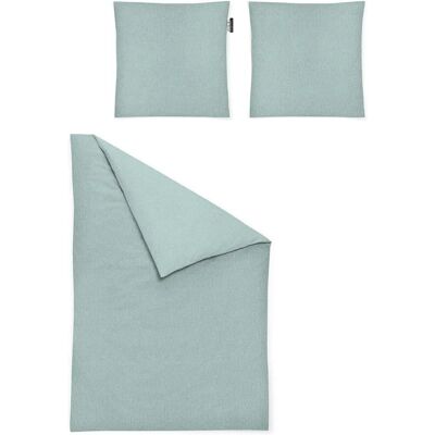 Irisette Carla grüne Satin Bettwäsche - Bettwäsche Irisette Carla grüne Satin Bettwäsche - Bettwäsche