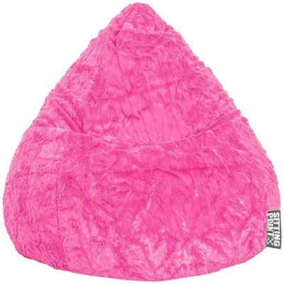 SITTING POINT Pink Fluffy XL Sitzsack - Lounge Sessel SITTING POINT Pink Fluffy XL Sitzsack - Lounge Sessel