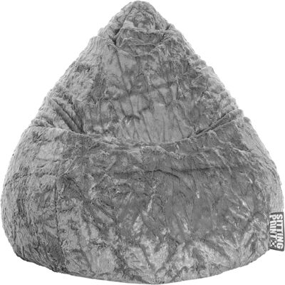 SITTING POINT Fluffy L Sitzsack - Grau SITTING POINT Fluffy L Sitzsack - Grau
