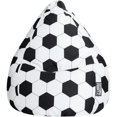 Sitzsack SITTING POINT Fußball L Schwarz Sitzsack - Indoor/Outdoor Sitzsack SITTING POINT Fußball L Schwarz Sitzsack - Indoor/Outdoor