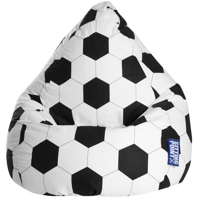Sitzsack SITTING POINT Fußball L Schwarz Sitzsack - Indoor/Outdoor Sitzsack SITTING POINT Fußball L Schwarz Sitzsack - Indoor/Outdoor