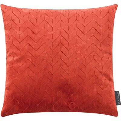 MAGMA TAI MA Fluwelen Kussenhoes - 50x50cm - Oranje MAGMA TAI MA Fluwelen Kussenhoes - 50x50cm - Oranje