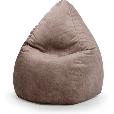 SITTING POINT Karolina Taupe Pouf - Sitzsack - Publicité SITTING POINT Karolina Taupe Pouf - Sitzsack - Publicité