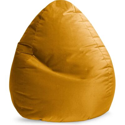 MAGMA HEIMTEX MARLA XXL Sitzsack - 130 cm - gelb MAGMA HEIMTEX MARLA XXL Sitzsack - 130 cm - gelb