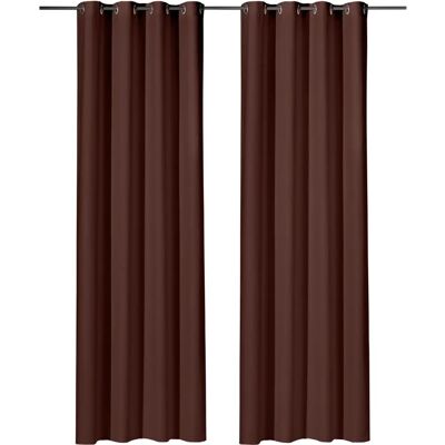 WECKBRODT Vito Vorhang - Microvelours, Braun, 140x245cm - Gardine WECKBRODT Vito Vorhang - Microvelours, Braun, 140x245cm - Gardine