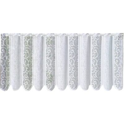 Weckbrodt Prag Scheibengardine - Halbtransparent, Rankenmotiv, Für 12mm Stangen Weckbrodt Prag Scheibengardine - Halbtransparent, Rankenmotiv, Für 12mm Stangen