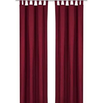 Weckbrodt Sento Bordeaux Gardine - Blickdicht, 160cm x 125cm Weckbrodt Sento Bordeaux Gardine - Blickdicht, 160cm x 125cm
