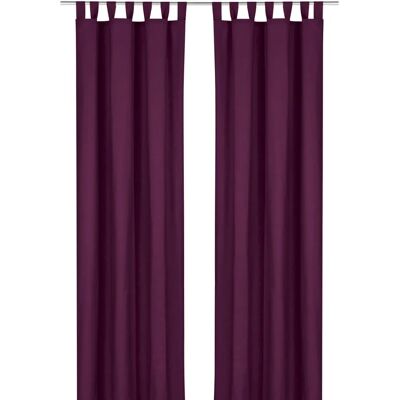 Weckbrodt Sento Lila Vorhang - Blickdicht, Schlaufen, 125x160cm Weckbrodt Sento Lila Vorhang - Blickdicht, Schlaufen, 125x160cm