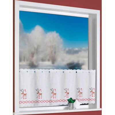 WECKBRODT Weihnachtselche Gardinen - Halbtransparent, 2 Größen WECKBRODT Weihnachtselche Gardinen - Halbtransparent, 2 Größen