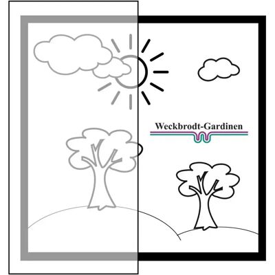 Weckbrodt Heidelberg Stickereidor Curtain - Transparent, 900cm x 145cm Weckbrodt Heidelberg Stickereidor Curtain - Transparent, 900cm x 145cm