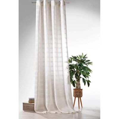 WECKBRODT Boho Gardinen - halbtransparent, Leinen-Optik, 245cm WECKBRODT Boho Gardinen - halbtransparent, Leinen-Optik, 245cm
