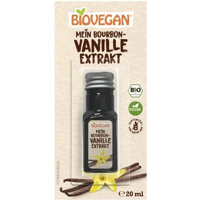 Biovegan Bio-Bourbon-Vanilleextrakt - 20ml Biovegan Bio-Bourbon-Vanilleextrakt - 20ml