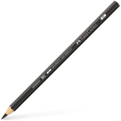 Lápiz de acuarela Faber-Castell Graphite - Hexagonal - 8B - 6 unidades Lápiz de acuarela Faber-Castell Graphite - Hexagonal - 8B - 6 unidades