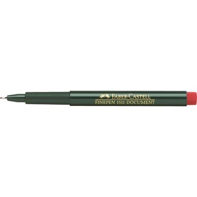 Faber-Castell 151121 Fineliner Rouge - Fineliner Faber-Castell 151121 Fineliner Rouge - Fineliner