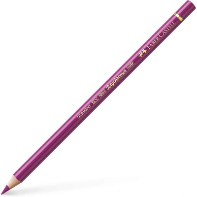Crayon de couleur Polychromos Faber Castell - Rose Violet Moyen - Outil artistique coloré - Publicité Crayon de couleur Polychromos Faber Castell - Rose Violet Moyen - Outil artistique coloré - Publicité