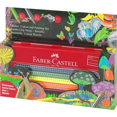 Faber-Castell - 110940 - Wielokolorowy - 10 szt - Kredki kolorowe Faber-Castell - 110940 - Wielokolorowy - 10 szt - Kredki kolorowe