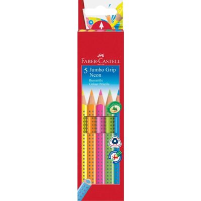 Faber-Castell Jumbo Grip Neon Buntstifte - Buntstifte Faber-Castell Jumbo Grip Neon Buntstifte - Buntstifte