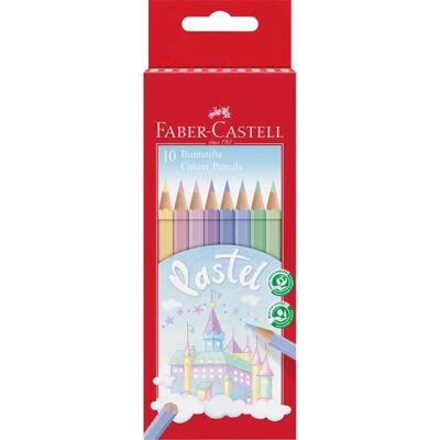 Faber-Castell Modell 111211 Buntstifte - Mehrfarbig - 10 stk Faber-Castell Modell 111211 Buntstifte - Mehrfarbig - 10 stk