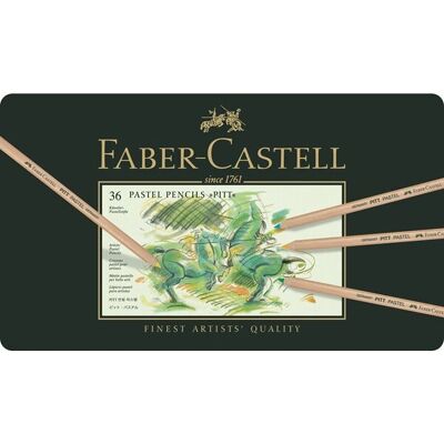 Faber-Castell Lápis Pastel 36 peças - Lápis Pastel Faber-Castell Lápis Pastel 36 peças - Lápis Pastel