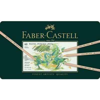 Faber-Castell PITT Multicolore 60 pcs - Crayons Pastel pour Artistes Faber-Castell PITT Multicolore 60 pcs - Crayons Pastel pour Artistes