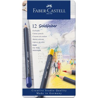 Faber-Castell Goldfaber Mehrfarbige Buntstifte 12 Stück - Buntstifte Faber-Castell Goldfaber Mehrfarbige Buntstifte 12 Stück - Buntstifte