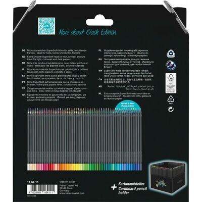 Faber-Castell Black Edition Buntstifte - Malstifte - 100 Stück Faber-Castell Black Edition Buntstifte - Malstifte - 100 Stück