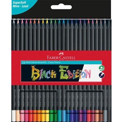 Faber-Castell Schwarze Edition Buntstifte - 24 Stück Faber-Castell Schwarze Edition Buntstifte - 24 Stück