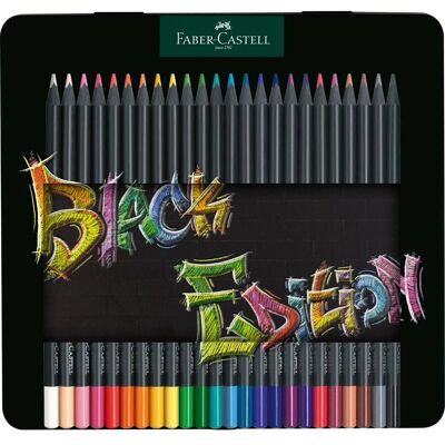 Faber Castell Faber-Castell Black Edition Buntstifte - 24 Stück Faber Castell Faber-Castell Black Edition Buntstifte - 24 Stück