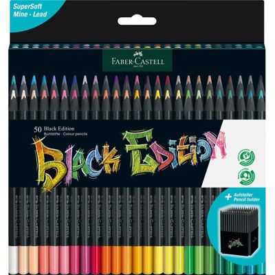 Faber-Castell 116450 Crayons de Couleur Multicolore 50 pcs - Publicité Faber-Castell 116450 Crayons de Couleur Multicolore 50 pcs - Publicité