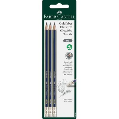 Faber-Castell 116896 HB Graphitstift-Set - Bleistiftset Faber-Castell 116896 HB Graphitstift-Set - Bleistiftset