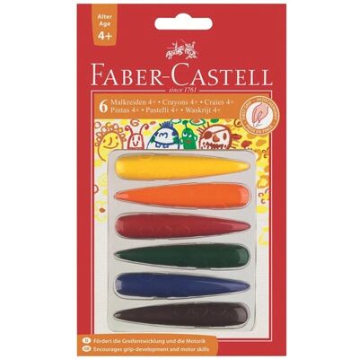 Crayons de couleur Faber-Castell 120404 - 6 pièces - Publicité Crayons de couleur Faber-Castell 120404 - 6 pièces - Publicité