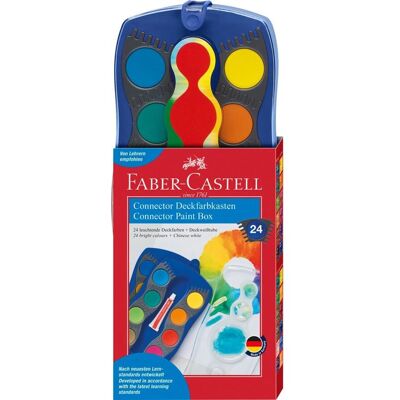 Faber-Castell Modell WDA057 - 24 Farben Blau Malset Faber-Castell Modell WDA057 - 24 Farben Blau Malset