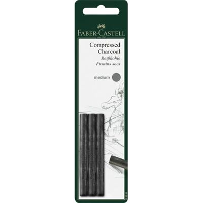 Faber-Castell 129999 Crayon de Charbon - Pour grandes surfaces - Publicité Faber-Castell 129999 Crayon de Charbon - Pour grandes surfaces - Publicité