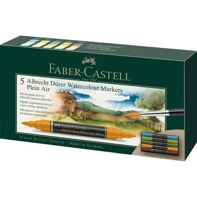 Faber-Castell 160309 Markery akwarelowe - Zestaw 5 Faber-Castell 160309 Markery akwarelowe - Zestaw 5
