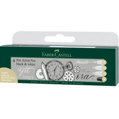 Faber-Castell 167151 Stiftset - Schwarz, Weiß - Stiftset Faber-Castell 167151 Stiftset - Schwarz, Weiß - Stiftset