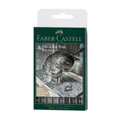 Faber-Castell Filzstift Schwarz Grau - Filzstift Faber-Castell Filzstift Schwarz Grau - Filzstift