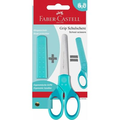 Faber-Castell 181554 Türkis Bastelschere - Universell, Gerade, Beidhändig Faber-Castell 181554 Türkis Bastelschere - Universell, Gerade, Beidhändig
