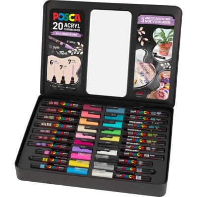 uni-ball POSCA Marker Set 20 Stück - Kreativ uni-ball POSCA Marker Set 20 Stück - Kreativ