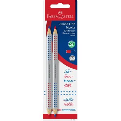 Faber-Castell 201734 Buntstift - Blau, Rot - 2 Stück Faber-Castell 201734 Buntstift - Blau, Rot - 2 Stück